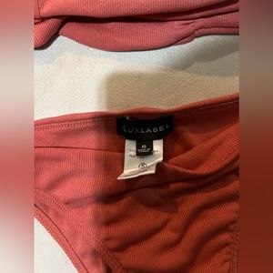 Women’s 2pc Bikini Swim Suit Brown Size